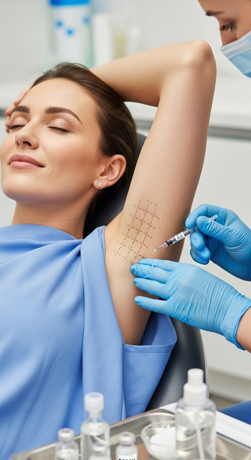 Botox for Severe Sweating at Dental Vana