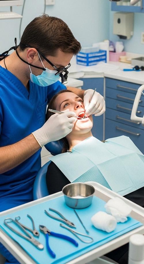 Tooth Removal on Dental Vana